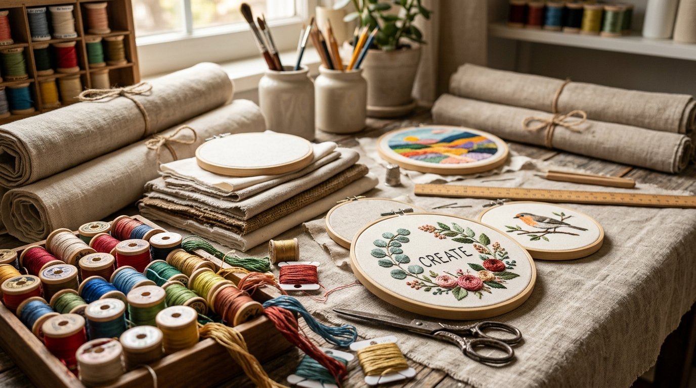 Cross-stitch kit for children: ‘In the Bamboo’